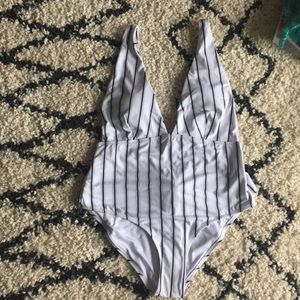 One piece bathing suit